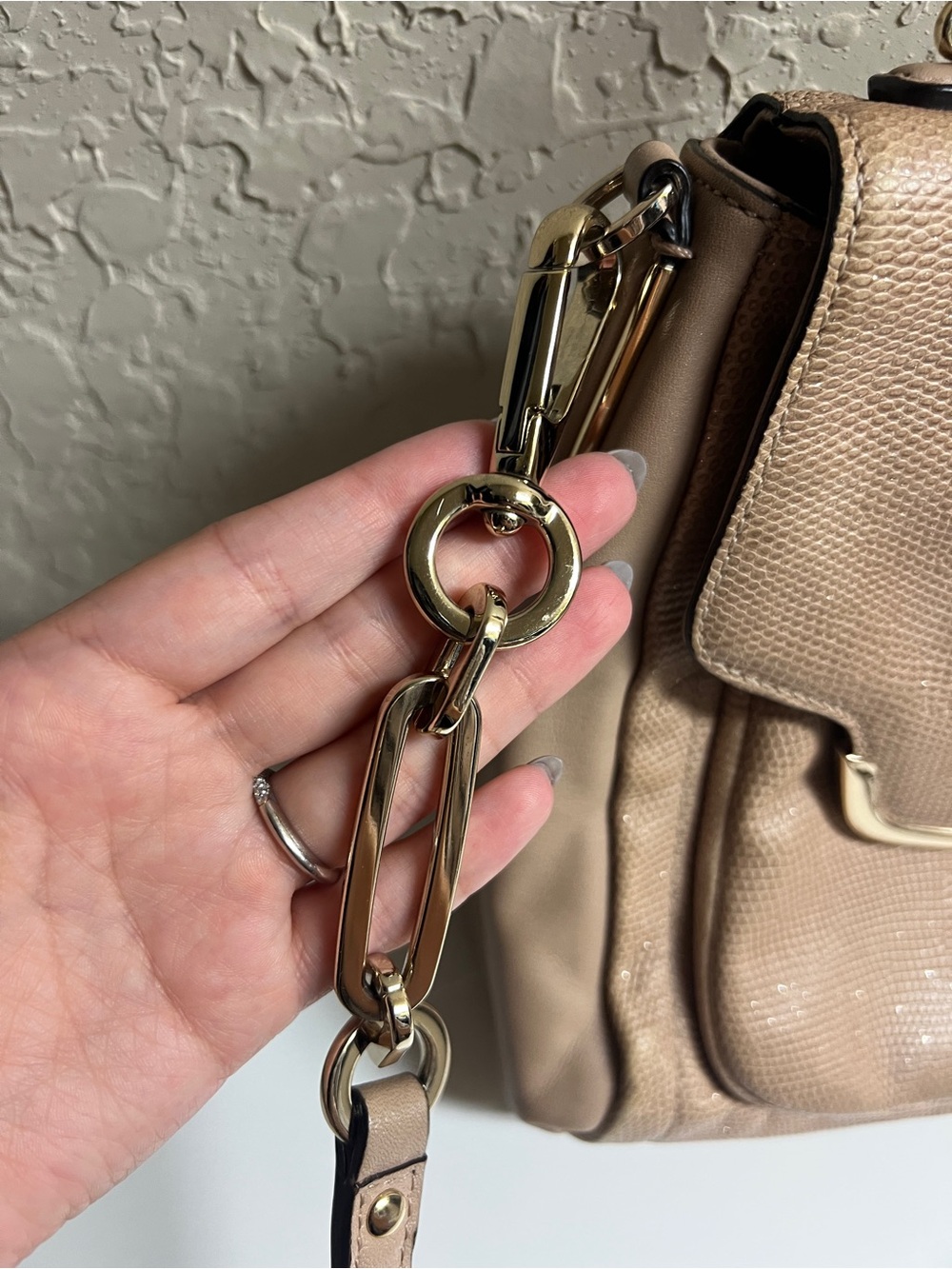 Coach Glitter Madison Sadie Flap Satchel - Picture 5 of 15